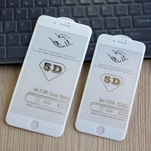 将图片加载到图库查看器，5D Screen Protector for iPhone6 6S 7 8 Plus X Edge Full Cover Film for iPhone 14 13 12 mini 11 Pro Max XR XS Tempered Glass Film Curved Edge Full Glue Screen Protector For iPhone
