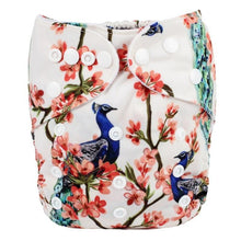将图片加载到图库查看器，Baby Pocket Cloth Diaper Nappy Reusable Adjustable Washable No Inserts Nappie For Baby In Modern Printed Style
