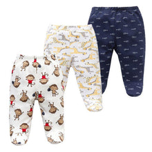 Load image into Gallery viewer, 3PCS Baby Pants 100% Cotton Baby Girls and  Boys Clothes Unisex Casual Bottom PP Pants Newborn Baby Clothing For Children
