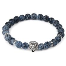 将图片加载到图库查看器，Modern Leopard Tiger Eye Lion Head Elegant Bracelet Owl Buddha Bead Luxury Bracelets Bangles Skull Charm Natural Stone Bracelet Yoga Jewelry For Men And Women
