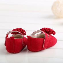 将图片加载到图库查看器，Candy Colors Newborn Baby Prewalker Princess Girl Crib Big Flower Soft Bottom Anti-slip Shoes Footwear  Shoes
