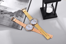 Load image into Gallery viewer, Fashion Rose Gold Mesh Band Creative Marble Female Wrist Watch Luxury Women Quartz Watches Gifts  For Women and Girls
