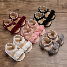 将图片加载到图库查看器，Princess Cute Baby Girls Newborn Infant Floral Sandals Soft Crib Walkers Breathable Shoes Best Baby Gift
