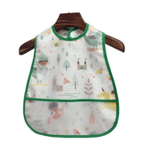 将图片加载到图库查看器，Adjustable Baby Bibs Waterproof Lunch Feeding Bibs Baby Cartoon Feeding Cloth Children Baby Bib for Kids
