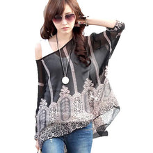 Load image into Gallery viewer, Summer Dress New Arrival 2018 Flower Print Bohemian Dress Plus Size 4XL 5XL 6XL European Style Women's Casual Chiffon Dresses
