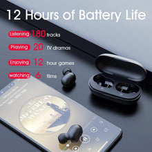 Load image into Gallery viewer, Fingerprint Touch Bluetooth Earphones, HD Stereo Wireless Headphones,Noise Cancelling Gaming Headset In New Trend Luxury Style
