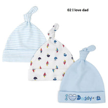 将图片加载到图库查看器，Printed Baby Hats &amp; Caps For Newborn Baby Accessories In Elegant Modern Design Set Of 3PCS For Baby Kids
