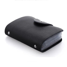 Load image into Gallery viewer, New Arrival Genuine Leather Business Card Case Women's ID Bag Female Credit Card Holder 26 Bank Cards Slots For Men

