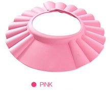 Load image into Gallery viewer, Brand New Baby Children Kids Safe Shampoo Bath Shower Cap Sheild Hat Wash Hair Shield elastic Cap For Kids In Modern Deign
