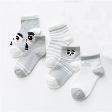 Load image into Gallery viewer, 5 Pairs Infant Mesh Thin Cotton Socks For Newborn Baby Girls And Boy  Clothes Accessories
