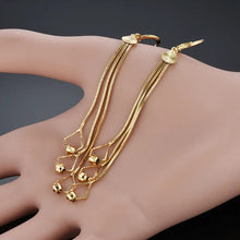 Load image into Gallery viewer, Women's Long Tassel Drop Earrings For Women Wholesale Female Gold Color Elegant Kpop Bridal Party Jewelry EH334 Oorbellen
