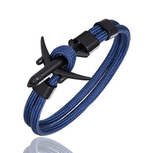将图片加载到图库查看器，Luxury Plane Bracelets For Men and Women Charm Survival Rope Chain Paracord Bracelet Metal Airplane Hooks Summer Style
