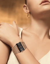 Load image into Gallery viewer, Elegant Womens Watch Luxury Fashion Rose Gold Bangle Bracelet Watch Women Dress Clock Female Lady Saati Girls Wristwatch For Women and Girls

