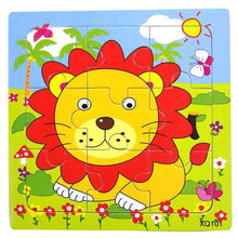 将图片加载到图库查看器，1 Pcs Animal Wooden Puzzles For Children In Wooden 3D Mosaic Puzzles Kids Educational Toys Design  For Baby Birthday Gifts
