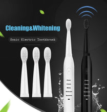 Load image into Gallery viewer, Electric Toothbrush Rechargeable Ultrasonic Washable Electronic Whitening Waterproof Teethbrush Head Replaceable Perfect For Cleaning Teeths
