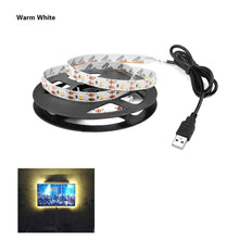 Load image into Gallery viewer, STEVVEX USB Power LED Light lamp With RGB Flexible Tape TV Back Lighting RGB Book light Bulb TV Background Decor Lighting Ribbon desk decor tape Strings 1M 2M 3M 4M 5M
