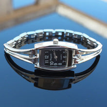 Load image into Gallery viewer, High Quality Cute Women's Fashion Crystal Silver Gold Lady Women Girl Stainless Steel Strap Quartz Analog Dress Wristwatch
