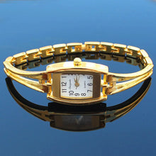 Load image into Gallery viewer, High Quality Cute Women's Fashion Crystal Silver Gold Lady Women Girl Stainless Steel Strap Quartz Analog Dress Wristwatch
