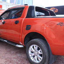 将图片加载到图库查看器，For Ford Ranger T6 T7 T8 2012-2021 Exterior Fuel Tank Cover Matte Black ABS Plastic Gas Cover 4X4 Auto Accessory Car Accessories
