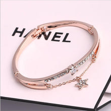 Load image into Gallery viewer, Rose Gold Stainless Steel Bracelets &amp; Bangles Female Heart Forever Love Charm Bracelet For Women
