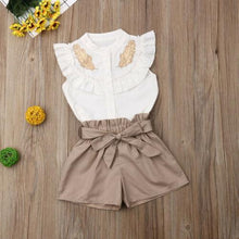 Load image into Gallery viewer, Baby Girl Dress Flag Stars Sling Striped Summer Sundress Jumpsuits Outfit Clothes For Girls In Elegant Modern Design
