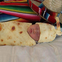 Load image into Gallery viewer, Modern Interesting Popular Pancakes Baby Blanket Flour Tortilla Swaddle Blanket Sleeping Swaddle Wrap Hat For Baby
