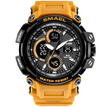 Load image into Gallery viewer, Army Green Modern Sport  Waterproof 50M Men Watches With LED Digital Display In Military Armi Relogio Masculino Style

