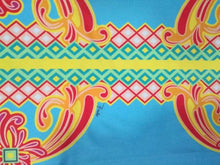 将图片加载到图库查看器，EFATZP Autumn Brand Jersey Silk Dress Women's 3/4 Sleeves Colorful Geometric Print Knee Length Dress
