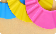 将图片加载到图库查看器，Modern Baby Shower Sheild Cap Reusable Waterproof Bath Hat Teen Girl Shower Haircut Cap for Boys and Girls  Shampoo Cap Design
