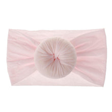 Load image into Gallery viewer, Newborn Infant Kids Girls Nylon Bow Hairband Headband Stretch Turban Knot For Bay Girls
