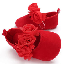 将图片加载到图库查看器，Infant Newborn Soft Sweet Baby Shoe Kids Wedding Party Dress Footwear Children Princess First Walker Baby Girl Shoes
