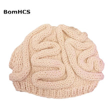 Load image into Gallery viewer, BomHCS Funny Cool Winter Personality Horrible Brain Wool Hat Warm Handmade Men's Women's Beanie Caps Gifts
