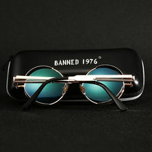 Load image into Gallery viewer, 2022 HD Polarized Round Metal Sunglasses UV400 Men's Sun glasses Feminin Women's Vintage Gafas De Sol Metal Goggles With box
