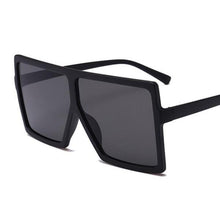 Load image into Gallery viewer, Oversized Luxury Trend New  Woman Sunglasses With Black Fashion Square Glasses And Big Frame Sunglasses In  Modern Glasses Famous Style
