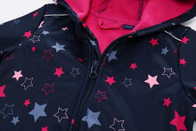 Load image into Gallery viewer, Ski suit For Children Soft Shell Outdoor Jacket Waterproof  Fleece Lining Jumpsuit For Boys and Girls In Modern Colorful Design
