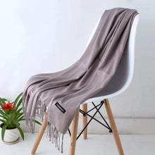 Load image into Gallery viewer, 2022 Tassel Women’s Scarf – Designer Shawl, Wrap &amp; Hijab Pashmina
