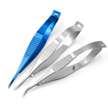 Load image into Gallery viewer, Titanium alloy Ophthalmic microsurgery Stainless steel scissors animal experiment 8.5cm Venus scissors surgical tools
