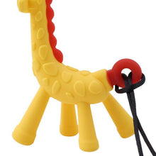 Load image into Gallery viewer, Unique Cute Cartoon Giraffe Shape Baby Teether Silicone  Teething Toy New Hanging Toy For Baby Activity
