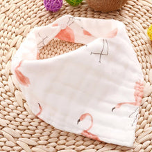 Load image into Gallery viewer, Baby Bibs Waterproof Triangle Cotton Cartoon Child Bibs Dribble Bibs Newborn Slabber Absorbent Cloth For Kids
