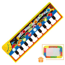 将图片加载到图库查看器，Electronic Musical Mat Carpets Keyboard Baby Piano Play Mat Toy Musical Instrument Music Toys Educational Toys Fro Kids
