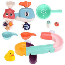 Load image into Gallery viewer, Bath Toys Suction Cup Marble Race Orbits Track Kids Bathroom Bathtub Play Water Toy Shower Games For Kids
