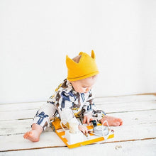 将图片加载到图库查看器，Modern Luxury New Trend  Baby Hat Girls and Boys Crown Knitted Cap Toddler Empty Top Hats Newborn Design Woolen Yarn Bonnet For Kids
