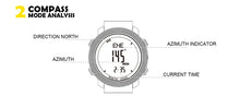 Load image into Gallery viewer, NORTH EDGE Men's sport Digital watch Hours Running Swimming Military Army watches Altimeter Barometer Compass waterproof 50m
