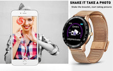 Load image into Gallery viewer, Modern Luxury New Smart Watch For Men and Women LED Color Screen And With Heart Rate Blood Pressure Tracker With  Multi-Function Mode Sport Smartwatch fitness Tracker
