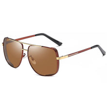 将图片加载到图库查看器，Luxury Elegant Square Polarized Sunglasses Brand Driving Glasses for Men and Boys With UV400 Protection

