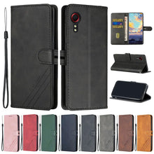 将图片加载到图库查看器，For Samsung Galaxy Xcover 5 Case Leather Flip Case on For Samsung X Cover 5 Phone Cases Galaxy XCover5 G525F Wallet Cover Fundas

