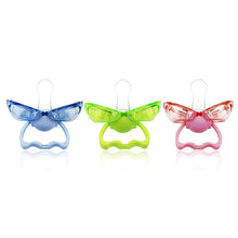 Load image into Gallery viewer, Modern Uniqeu Baby Infant Kids Pacifier Silicone Nipple Cradle Case Holder Travel Storage Cover Anti-drop Pacifiers For Baby and Kids 2 in 1
