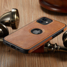 Load image into Gallery viewer, Luxury PU Leather Phone Case For iPhone 14 pro max  13 Pro max 11 12 Pro Max XR XS Max X 7  Plus  case leather Slim  Back Cover Compatible with iPhone 13 Pro Case Slim Leather Classic Luxury Elegant Phone Cover
