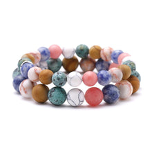 Load image into Gallery viewer, Galaxy Solar System Bracelet Universe Nine Planets Natural Stone Stars Earth Moon Bracelet For Women Man Fashion Jewelry

