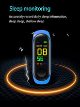 Load image into Gallery viewer, Proffesional Smart Sport Watch With  Band Blood Pressure Monitor and Bracelet M3Plus Wristband for Men and Women In Modern Design
